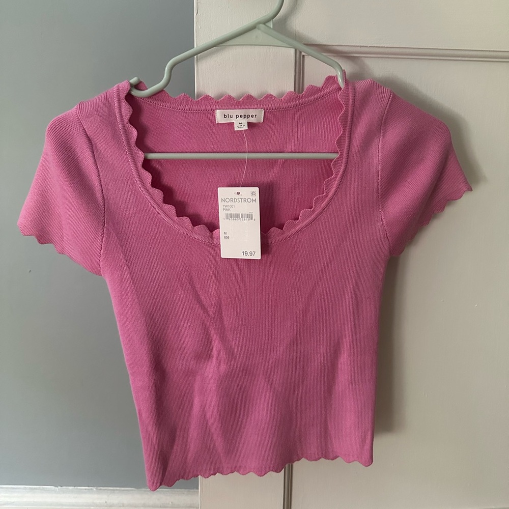 NWT pink shirt